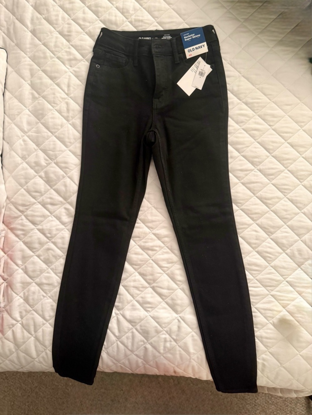 Old Navy Black Rockstar Super Skinny Jeans